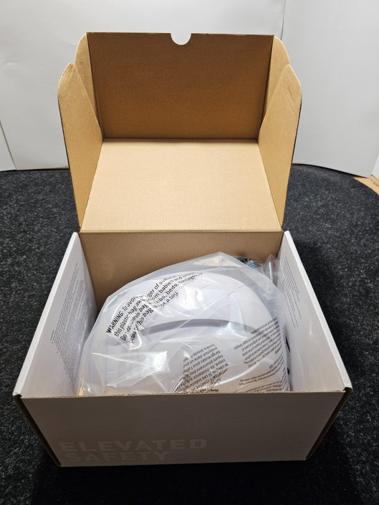 Pyramex HP76110 Ridgeline XR7 Type I Safety Helmet  6-Point Ratchet - White