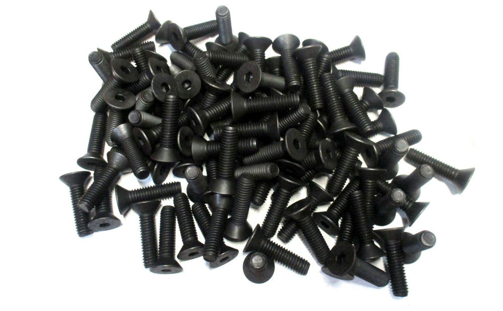 Brighton (211215) 3/8-16 UNC 1-1/2 OAL 7/32 Hex 82° Flat Cap Screw - Lot of 100