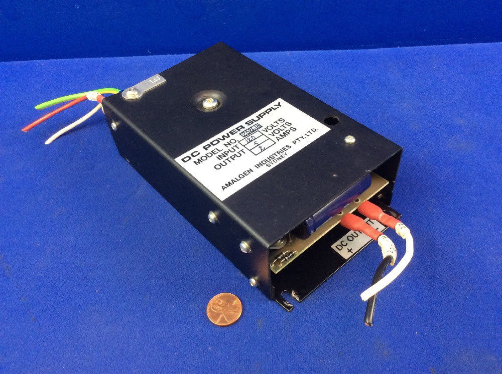 AMALGEN 2526-10 DC POWER SUPPLY 120VAC INPUT, 5VDC OUTPUT 2A