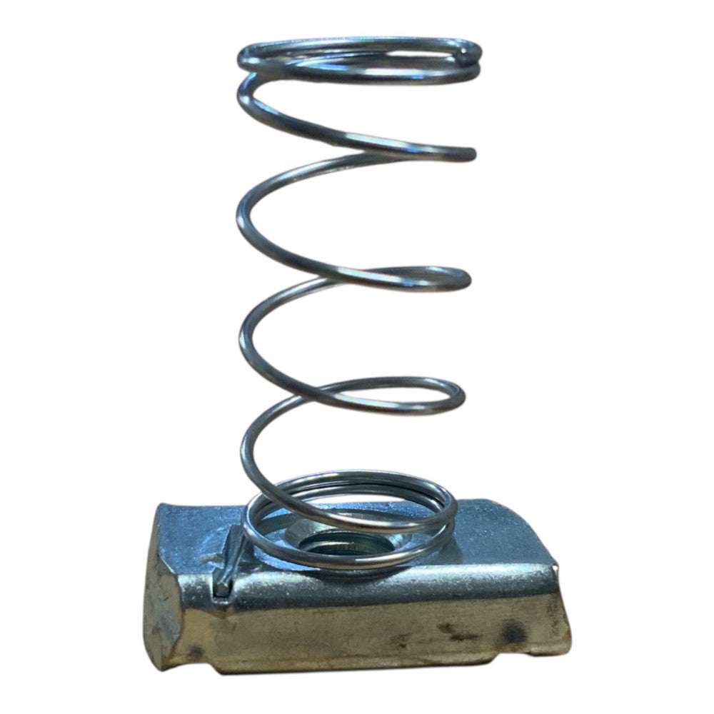 (BOX OF 100) EATON / B-Line N228 (3/8) ZN  3/8" Spring Lock Nut , Zinc Plated