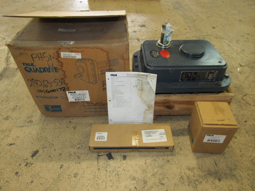 FALK QUADRIVE 4207J25C SHAFT MOUNT GEARBOX 24.99-RATIO NEW IN BOX !! MAKE OFFER