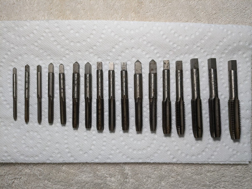 MAC Machinist Taps - lot of 17 - SAE and Metric