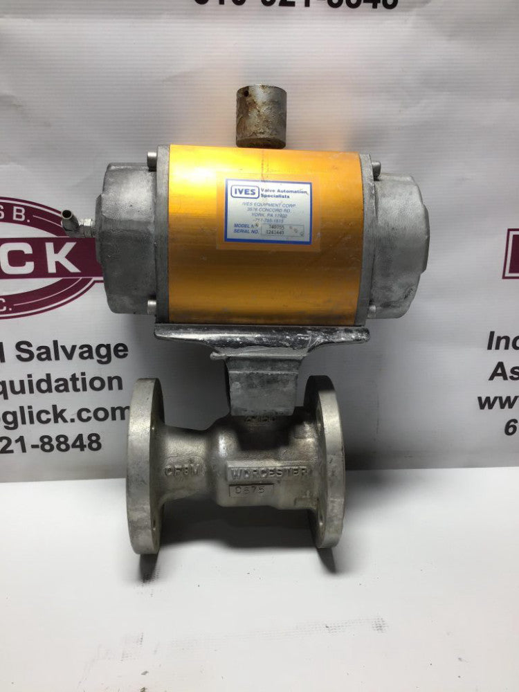 Worcester 2” stainless steel valve w/ series 39 actuator