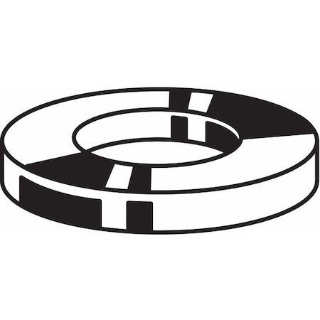 Zoro Select U51420.037.0001 Flat Washer, For Screw Size 3/8" ,Stainless Steel