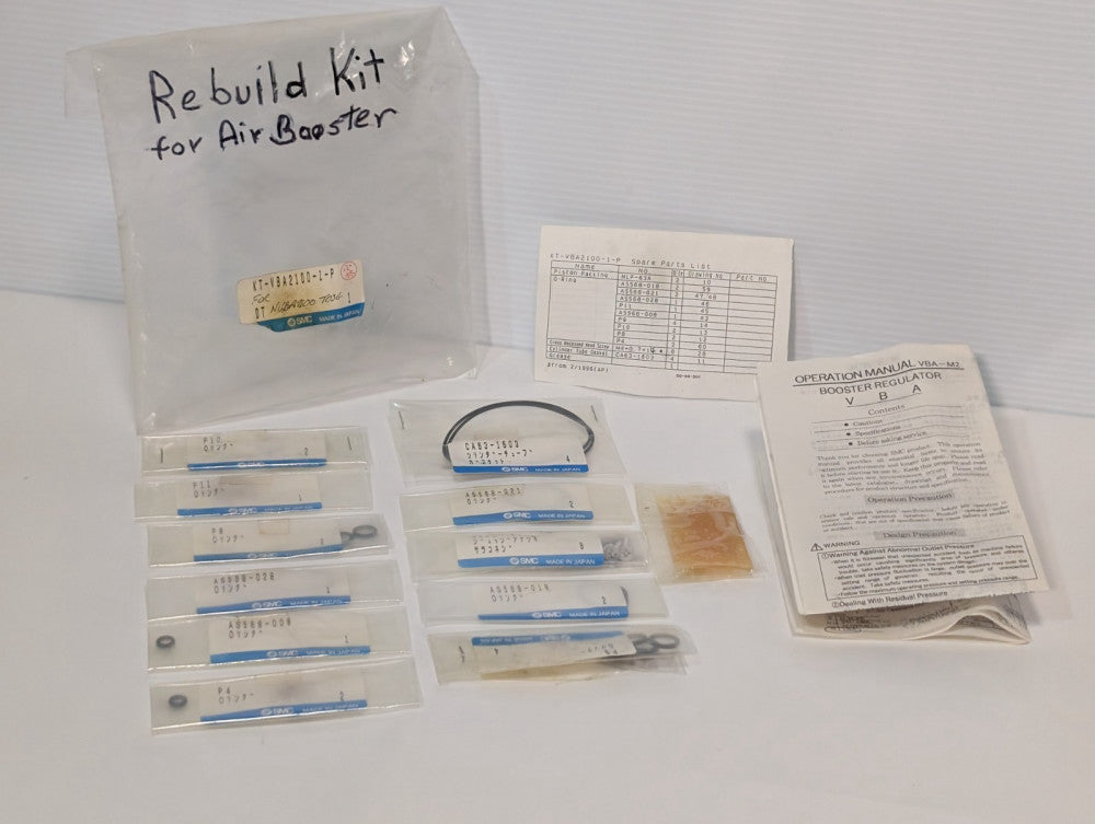 SMC KT-VBA2100-1-P maintenance parts set for VBA2100 booster regulator