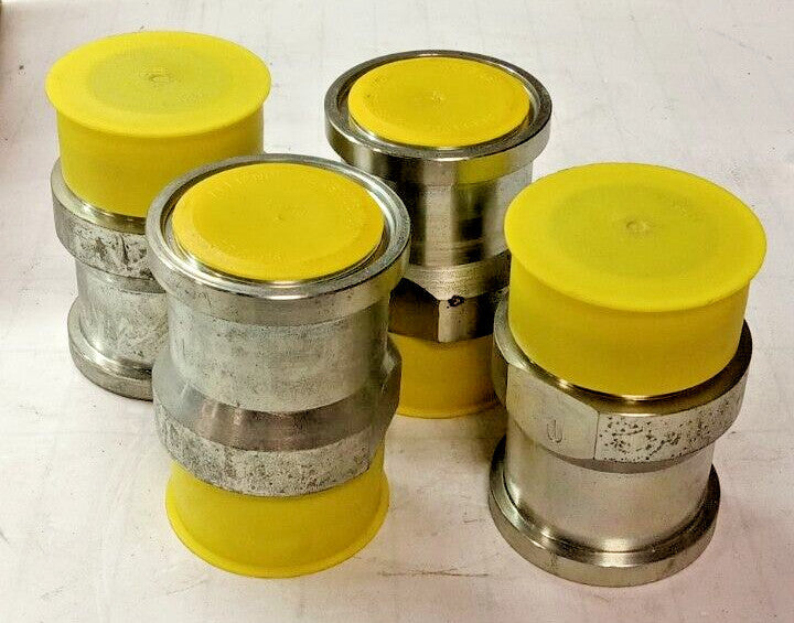 4) NEW PARKER TRIPLE-LOK HYDRAULIC STRAIGHT CONNECTOR  XHQ2-S  LOT OF 4
