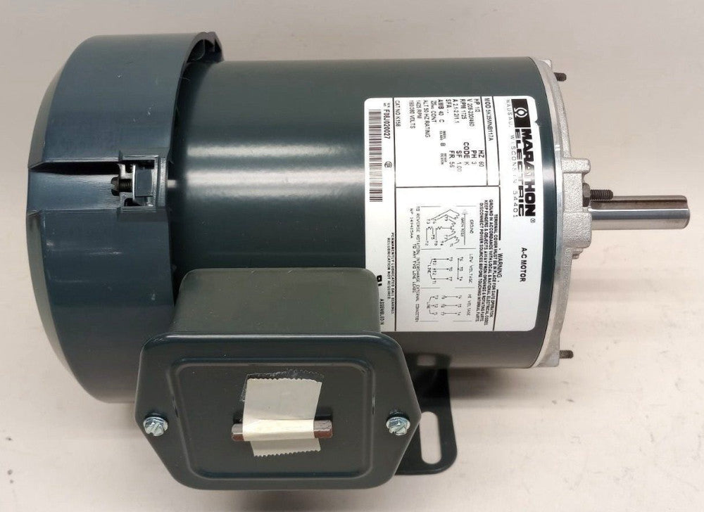 Marathon 5K35MNB117A A-C Motor 1/2 HP 1725 RPM K158 5/8" Keyed Shaft