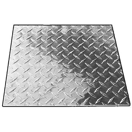 Zoro Select 03P.25X12-48 Plate Stock,Tread,3003 Al,1/4In T,1X 4Ft