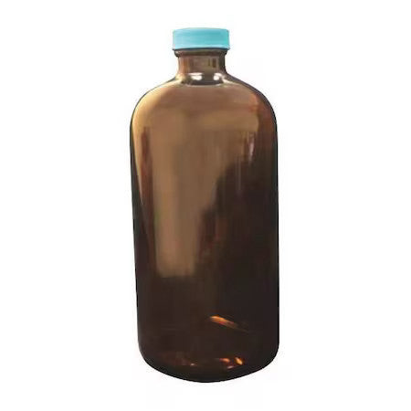 Zoro Select 52Jz89 Bottle,Narrow Mouth,112Mm H,4 Oz.,Pk24 (Formerly Lab Safety