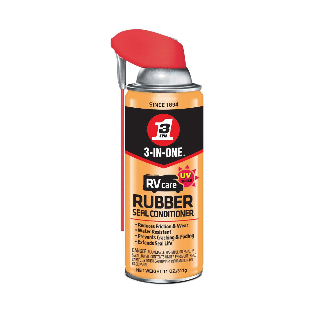 3-IN-ONE RVcare Rubber Seal Conditioner with SMART STRAW SPRAYS 2 WAYS 11 OZ