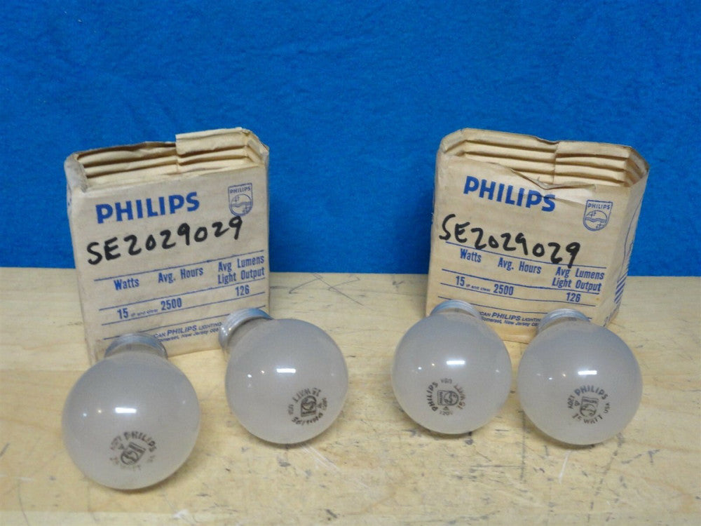PHILIPS - INCANDESCENT LAMPS - (LOT OF 4) - PART NUMBER HM-A152-S - NEW 