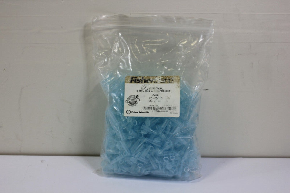 500 pcs FISHERBRAND 0.5ML MCT 05-40-123 Graduated Microcentrifuge tubes 