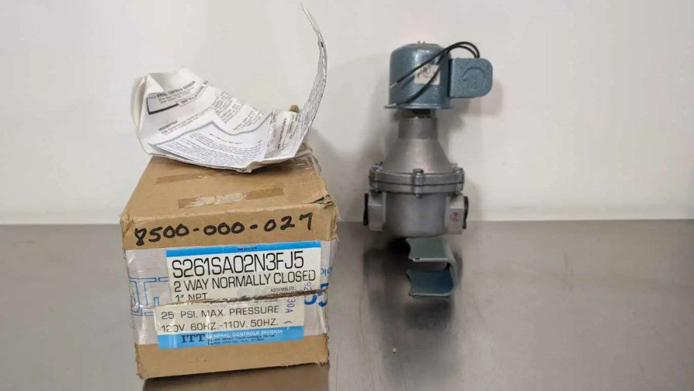 ITT S261SA02N3FJ5 Solenoid Valve 1" NPT 2 Way Normally Closed