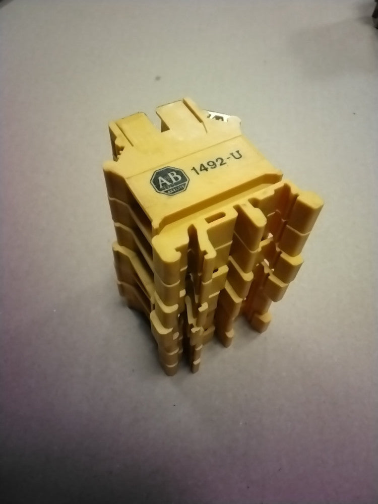 ALLEN BRADLEY 1492-U TERMINAL BLOCK, Lot Of 7