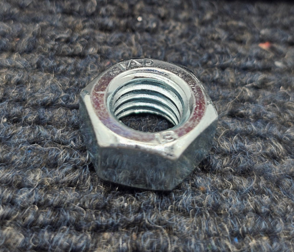 ( QTY 50 ) Hillman 150012: Hex Nuts Zinc Plated Coarse Thread 7/16"-14 Hardware