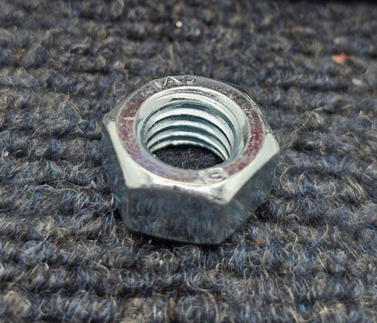 ( QTY 50 ) Hillman 150012: Hex Nuts Zinc Plated Coarse Thread 7/16"-14 Hardware