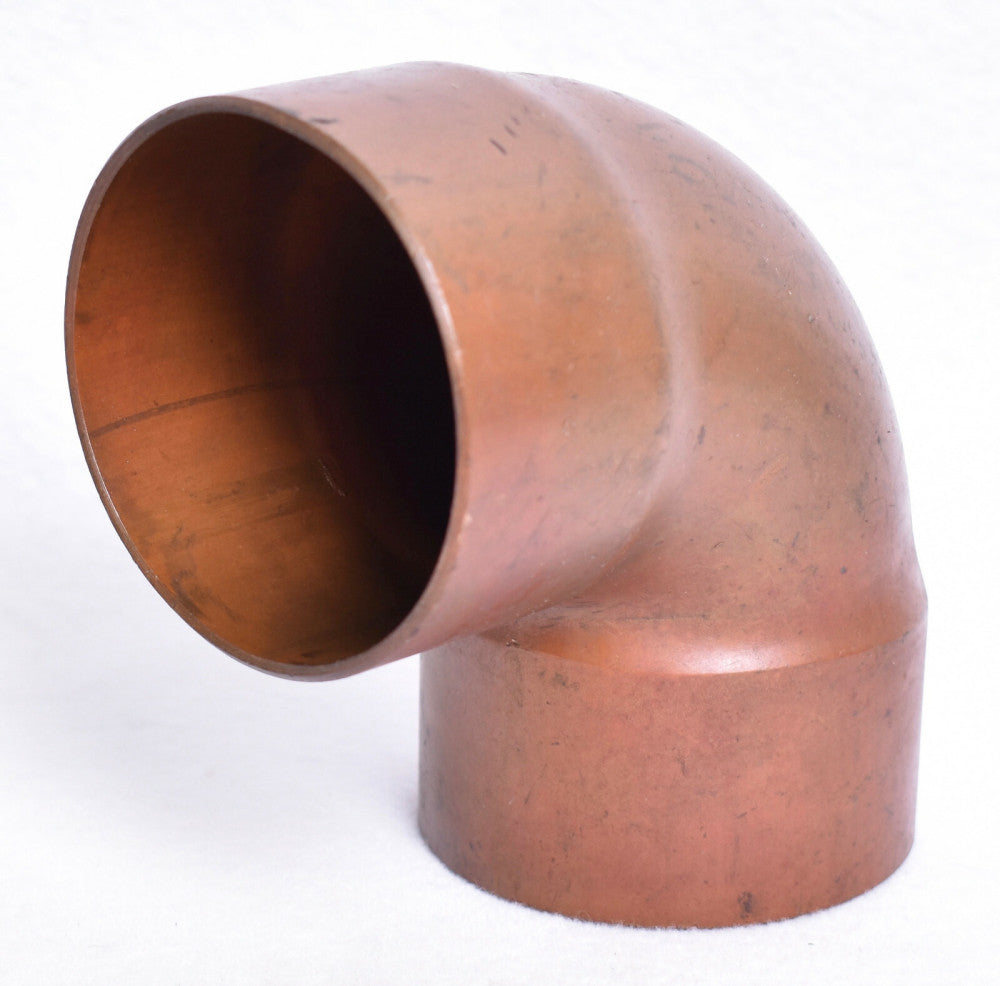 Stream Line 3" Coupling 90 Deg Elbow C x C Sweat Solder Copper Pipe Fitting