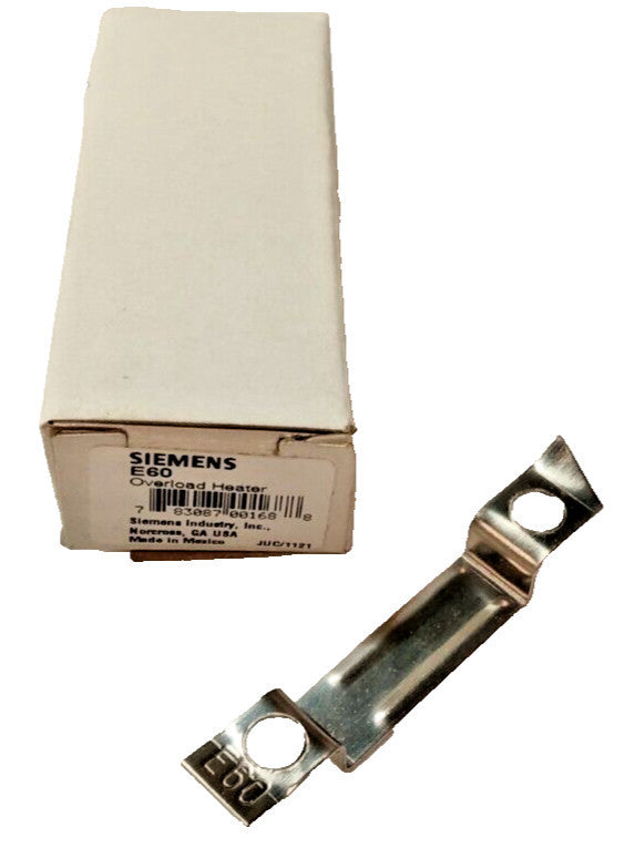 New Siemens / Furnas Thermal Overload Relay Heater  E-60 / E60