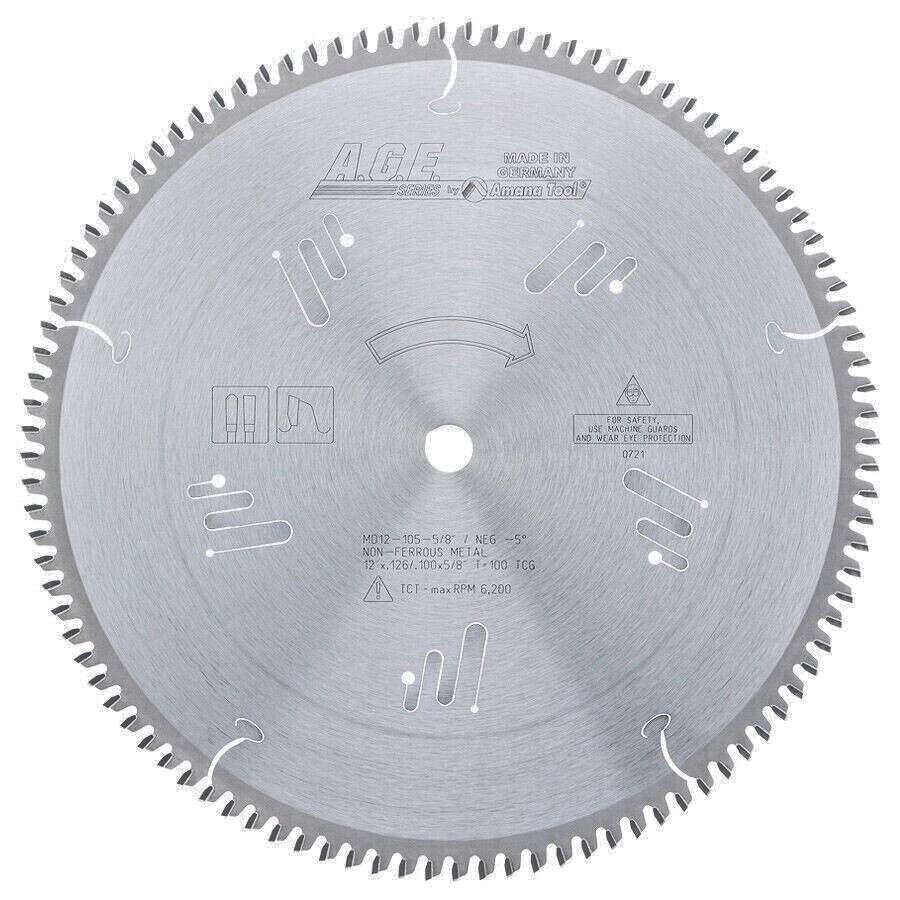 12"  100T Miter Saw Blade with Special 5/8" arbor Size CTD and some Delta Saws