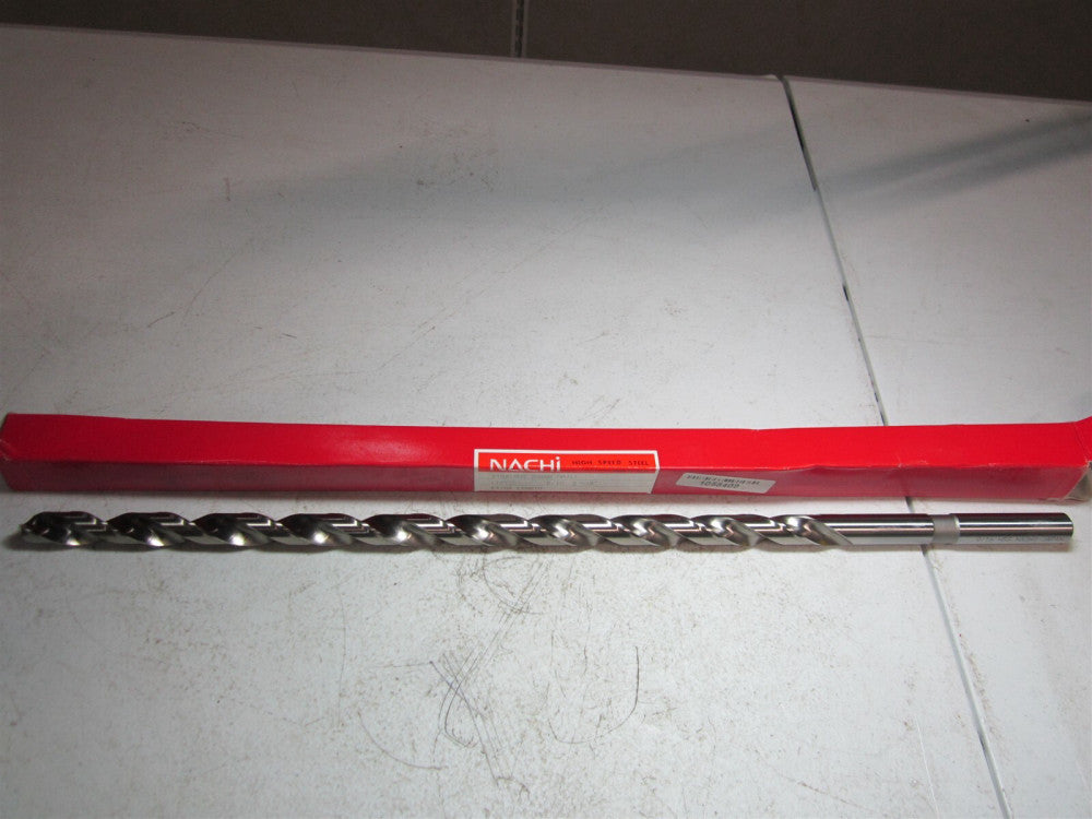 Nachi (1058409) 9/16 Diam 18" Overall Length Straight Shank Extra HSS Drill Bit