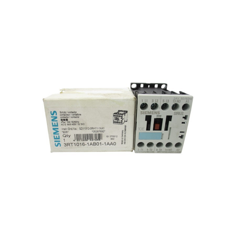 SIEMENS 3RT1016-1AB01-1AA0 24V NSMP