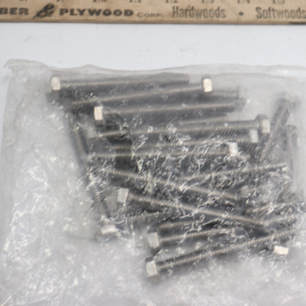 (25-Pk) Brikksen Hex Head Cap Screw Stainless Steel 3/8-16 x 3-1/4" 