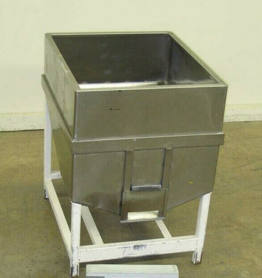 10 cu. ft. Stainless Steel Bulk Powder Storage Bin/Hopper