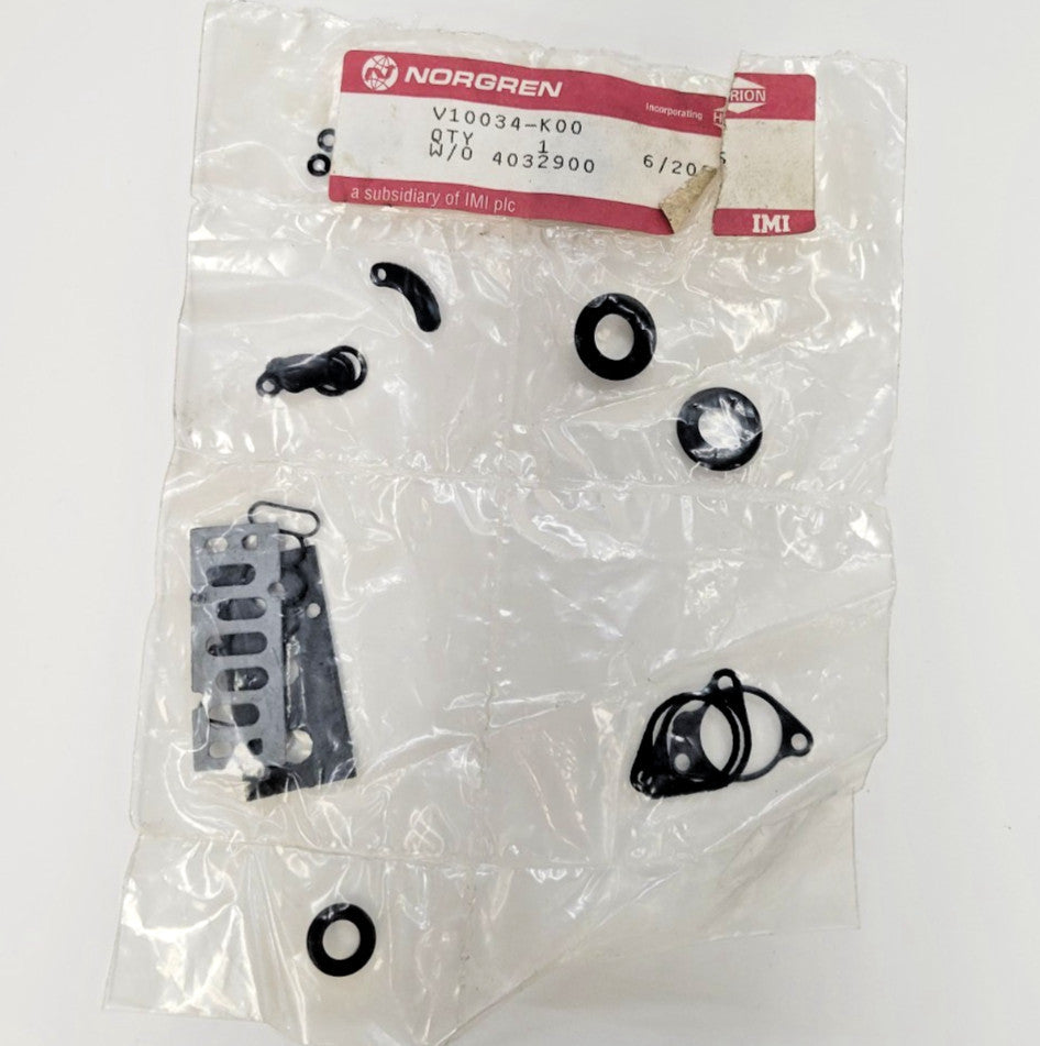 NORGREN NUGGET 40 VALVE REPAIR KIT V10034-K00 W/O 432900 6/2006 *MISSING PARTS*