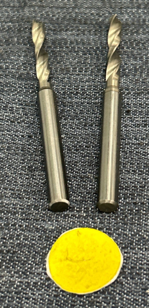 RIGHT HAND 2 FLUTE DRILL BIT  CUT DIAMETER 3/16"  LOT OF 2
