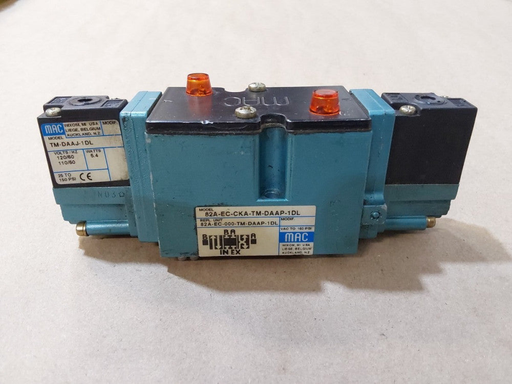 MAC Valves 82A-EC-CKA-TM-DAAP-1DL Pneumatic Solenoid Valve