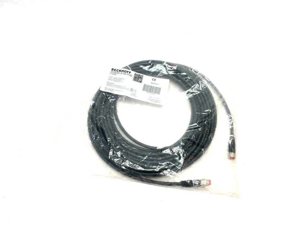 Beckhoff ZK2020-3132-0100 Double Ended Power Cable M8 4-Pin 10m 036295