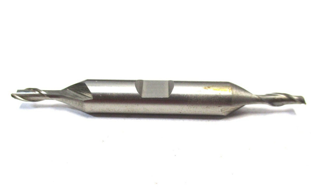 NEW 5/32" x 3/8" x 7/16" x 3-3/16" 2-Flute DE Spiral Flute HSS End Mill