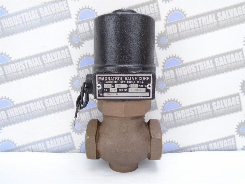 MAGNATROL - 33A55 - 1-1/4" Type A NC FULL PORT Solenoid VALVE - (NEW NOS)