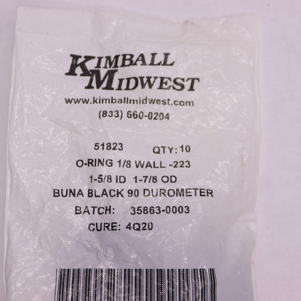 (10-Pk) Kimball Midwest O Ring 51823