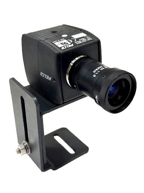 PELCO DIGITAL CCD COLOR SECURITY CAMERA CCC1380H-6 W/ 3.5-8 LENS & BRACKET