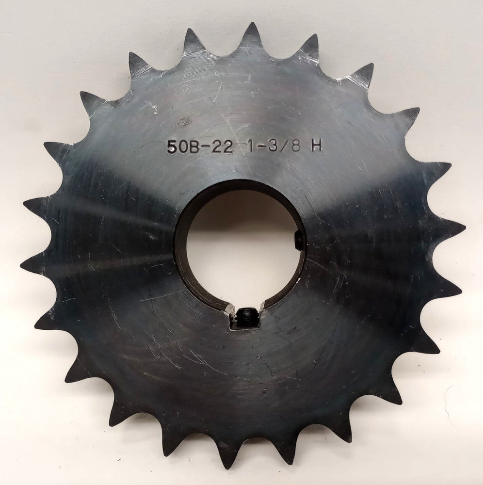 Sprocket 50B-22 1-3/8H Hardened 1-3/8" Keyed Bore Sprocket 50B22138H