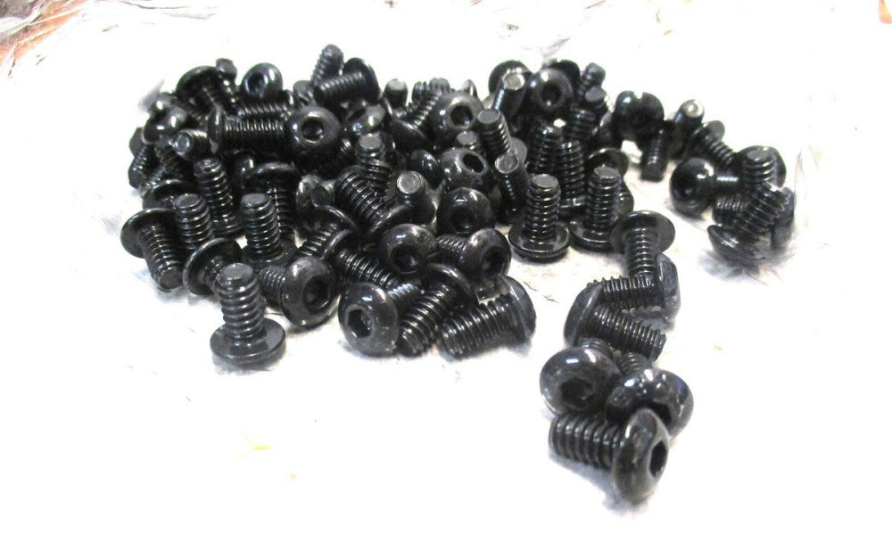 Brighton (201055) #10-24 UNC 3/8" OAL 1/8" Hex Button Cap Screw - Lot of 100
