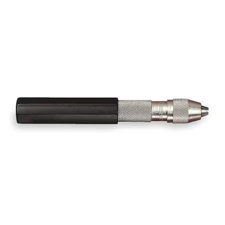 Starrett 166D Pin Vise,0.115-0.187 In,Pvc Handle
