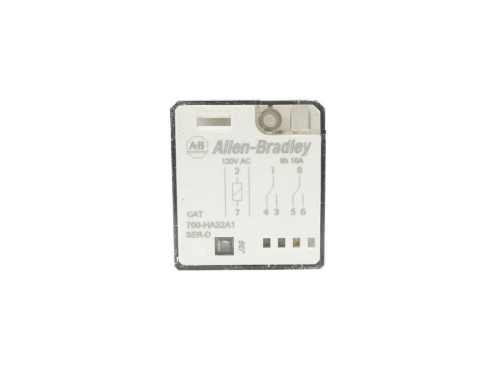 ALLEN BRADLEY 700-HA32A1 SER. D 120VAC 10A NSNP