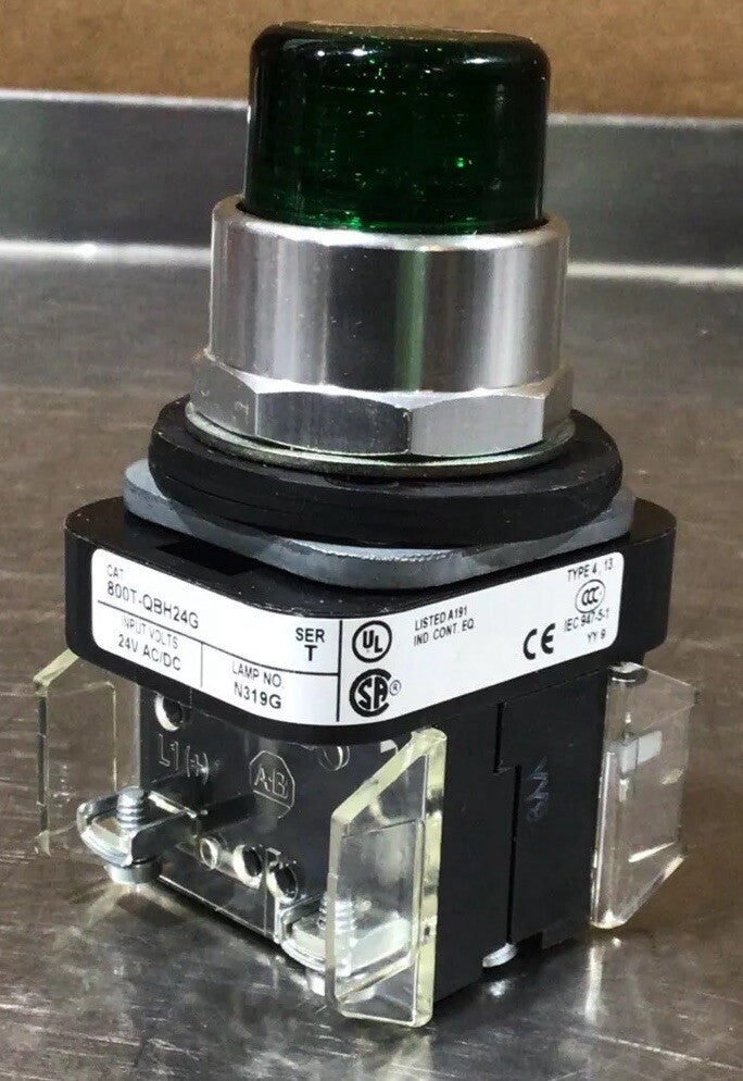 Allen Bradley 800T-QBH24G Button 800TQBH24G 800T-XA Series T Type 4,13 N319G 24V