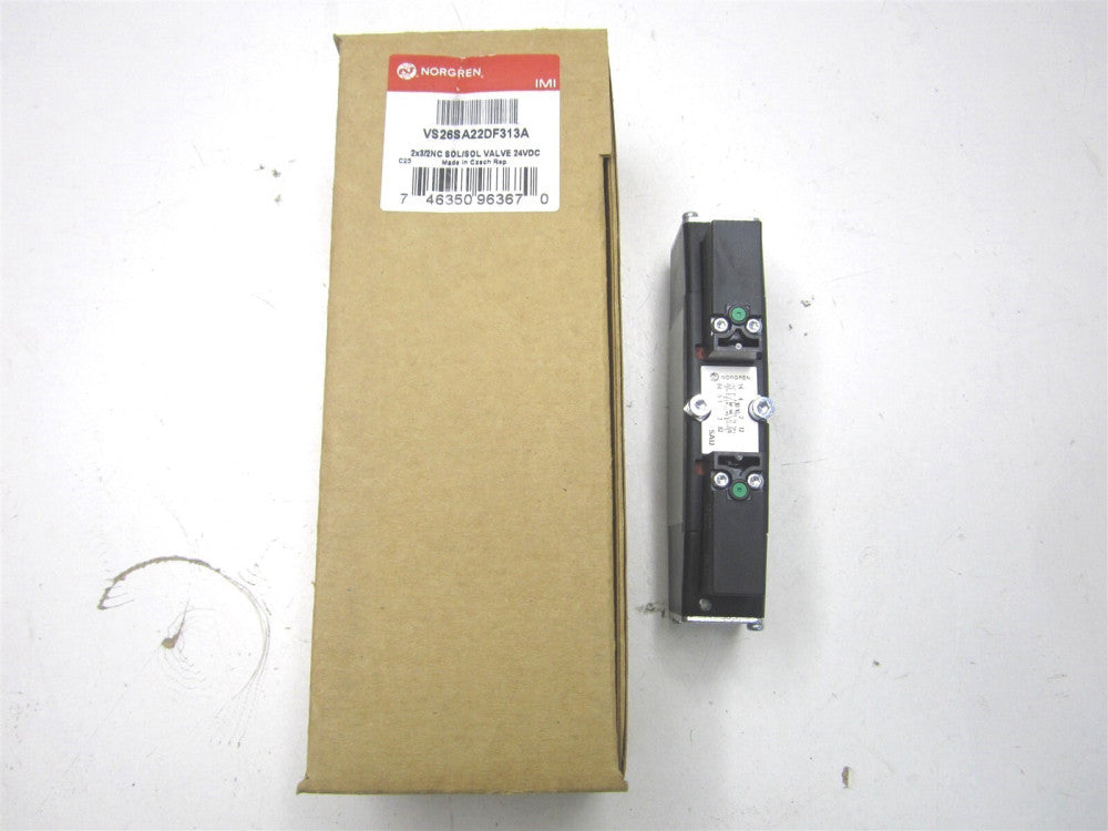 Norgen (VS26SA22DF313A) 24 VDC; Pressure: 0 - 145 Direct-Operated Solenoid Valve