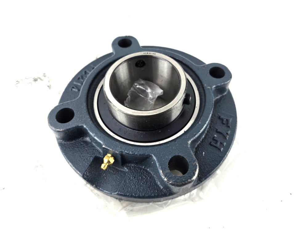 NTN Bearing Unit UCFC214-212D1 4 Bolt Round Flange Cast Housing, Set Screw, UCFC