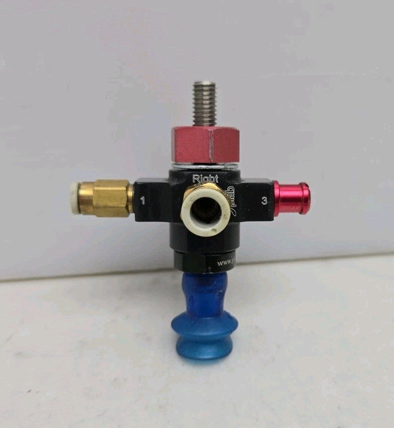 Piab Coax Vacuum Generator Right With Suction Cup Used See Pictures For Details