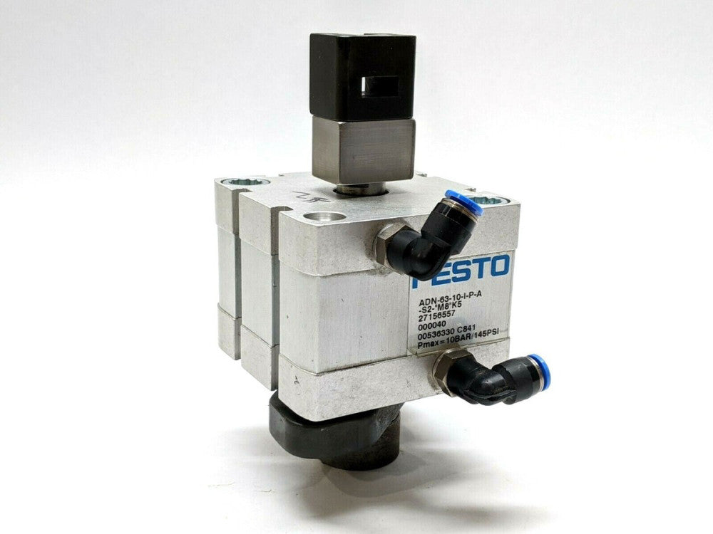 Festo ADN-63-10-I-P-A-S2-M8 K5 Pneumatic Cylinder 63mm Bore 10mm Stroke