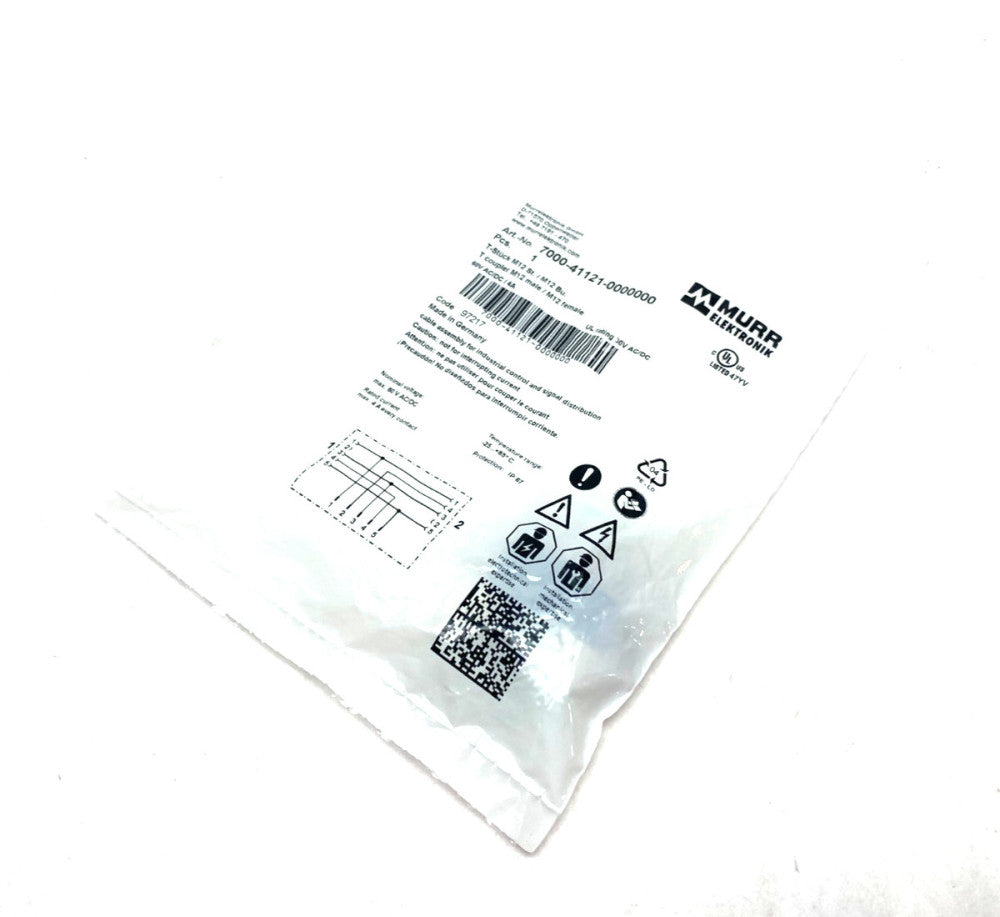 Murrelektronik 7000-41121-0000000 T-Coupler M12 Male to Female 5-Pin