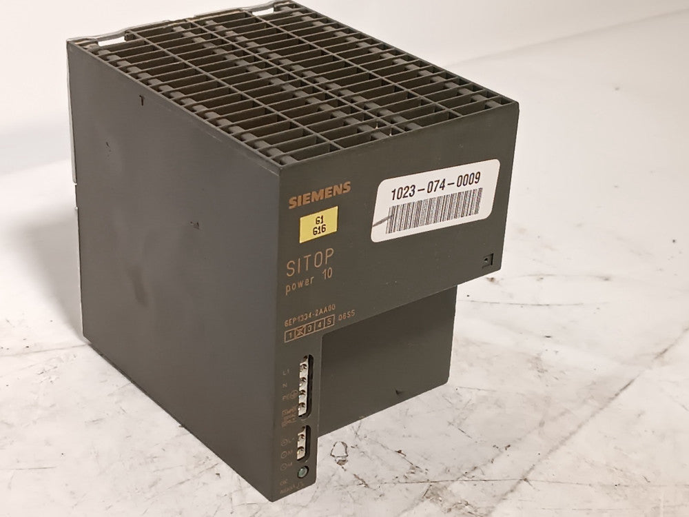 Siemens 6EP1334-2AA00 SITOP Power 10 Power Supply  AC 230/120V 60/50HZ, 24vdc