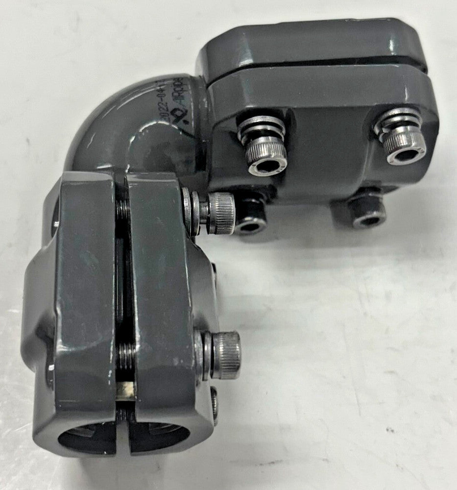 AIRPIPE 90º ELBOW DN25 1" RIGID GREY 30203020005 AE21 WITH UNION CLAMPS