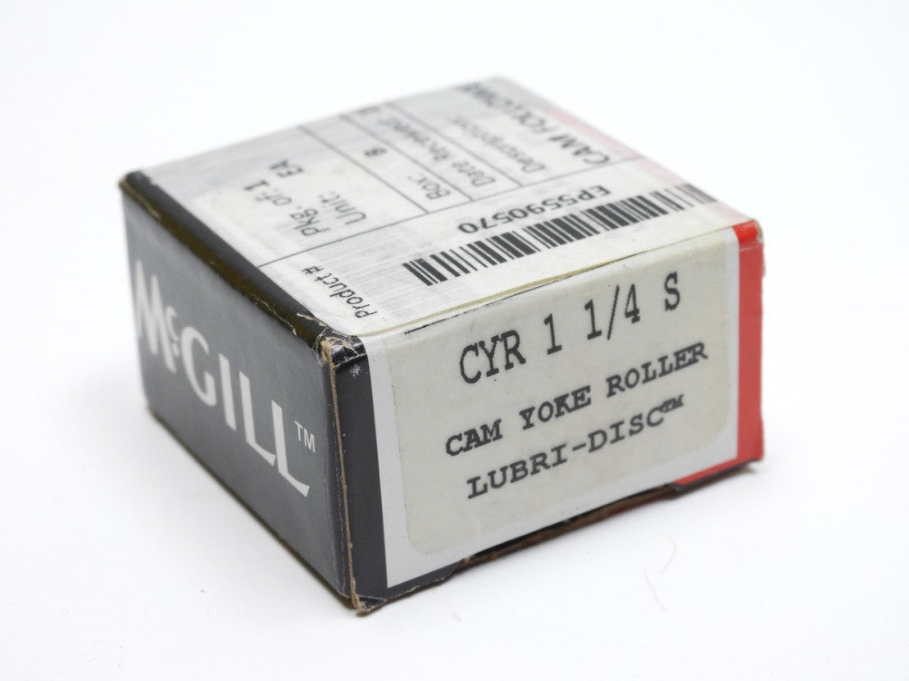 McGill CYR 1-1/4 S Roller Diameter, Bearing Steel w/ Black Oxide Finish, LUBRI-D