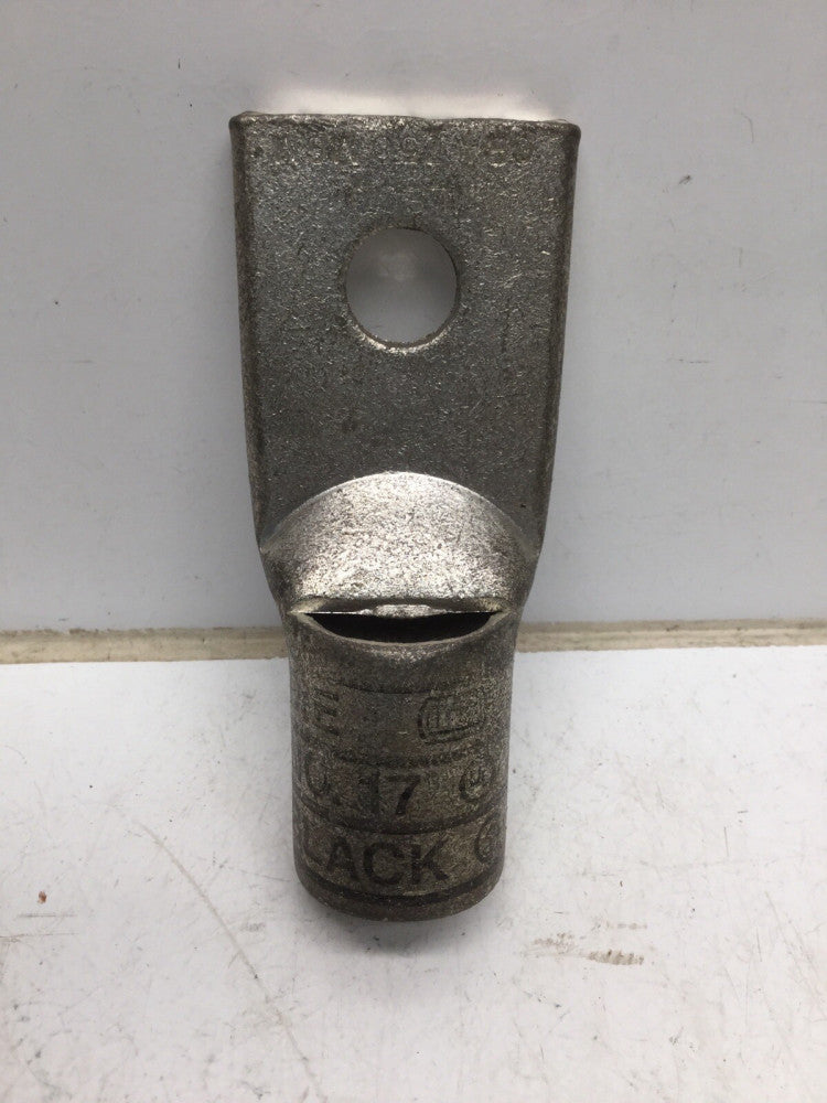 ILSCO CRA 750 MCM Compression Lug 1 Hole 5/8” No 17 Black Die