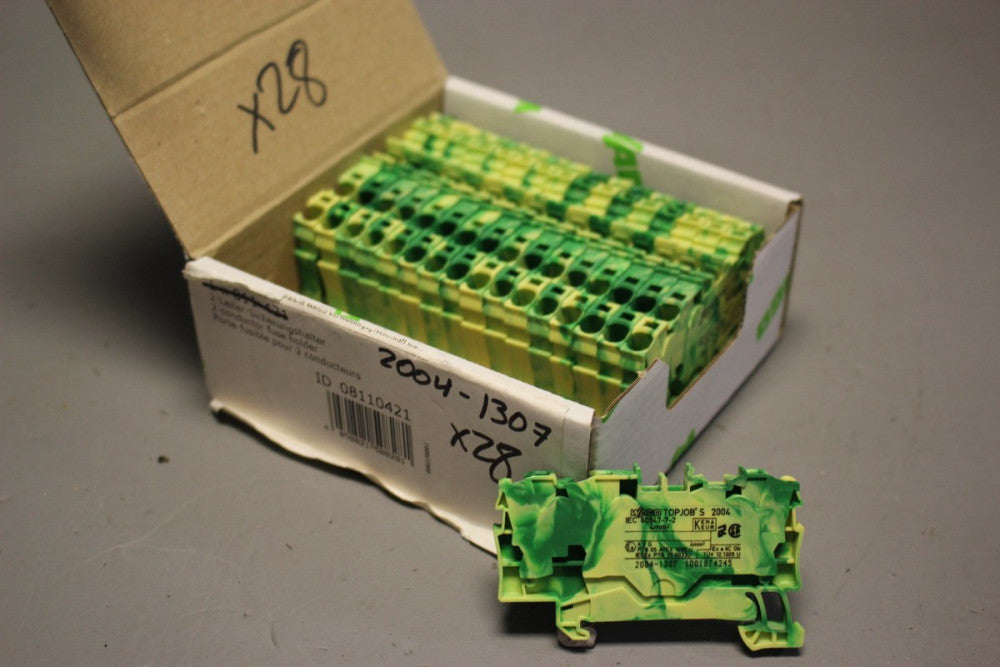 LOT OF 18 NEW WAGO IEC 60947-7-2 TERMINAL BLOCKS